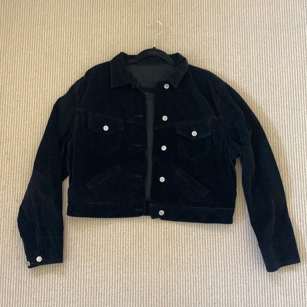 Brandy Melville - John Galt, black corduroy jacket